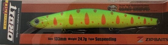 Vobleris Zip Baits Orbit 130SP #313 (133mm, 24.7g, Suspending)